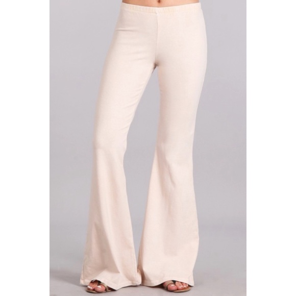 Nude Boho Mineral Wash Flared Pants - Picture 2 of 6